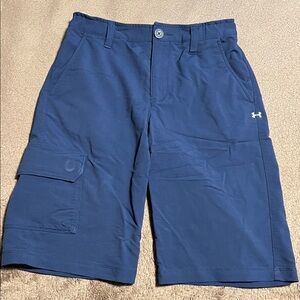Under Armour Teen's Navy Cargo Shorts